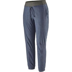 NWT Patagonia Large Womens Hampi Rock Climbing Pants Dolomite Blue Elastic Cuff